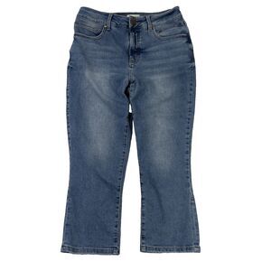 Maurices Everflex Original Fit High-Rise Crop Jeans Womens 8 (29x22½) Distressed